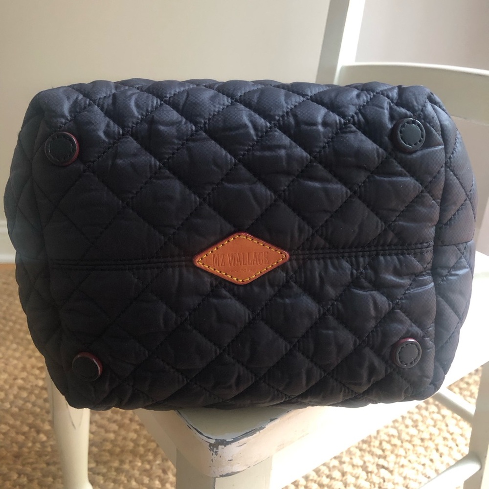MZ Wallace Mini Metro Deluxe Tote. Black. Quilted. - Picture 10 of 14